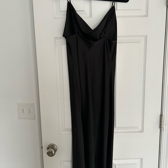 Petal & Pup Black Satin Dress - Picture 5 of 5